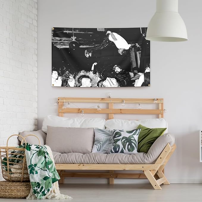 BYADKOA- Playboi Carti Die Lit Album Cover Flag Banner Aesthetic Decorative Durable Man Cave Wall tapestry with 4 Brass Grommets 3x5 Feet Flag Suitable For Indoor And Outdoor Decorate for College Dorm