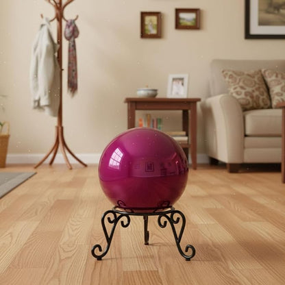 Decorative Garden Gazing Ball, Home Garden Gazing Globe Mirror Balls, Polished Stainless Steel Shiny Sphere, Ideal As a Housewarming Gift (Dia:30cm/12 inches)