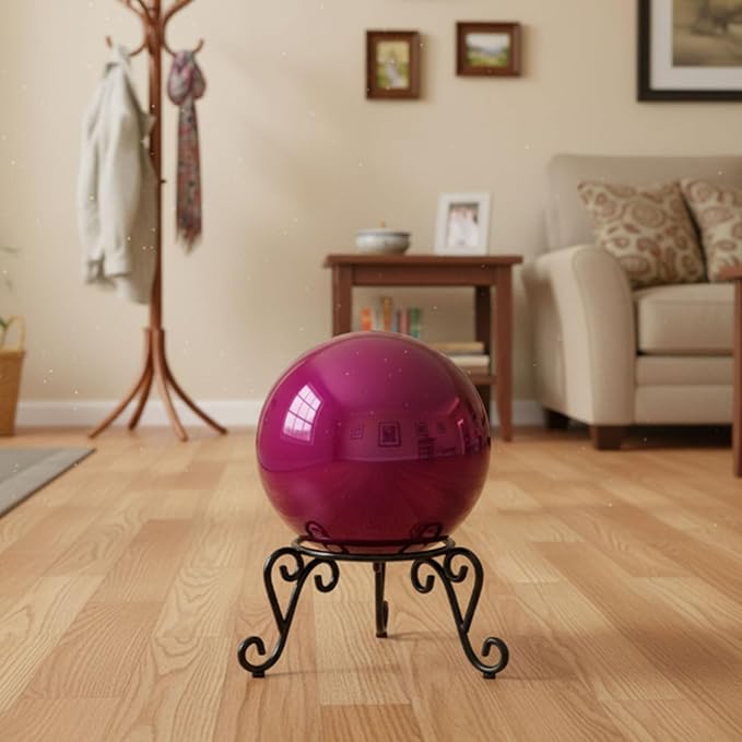 Decorative Garden Gazing Ball, Home Garden Gazing Globe Mirror Balls, Polished Stainless Steel Shiny Sphere, Ideal As a Housewarming Gift (Dia:20cm/8 inches)