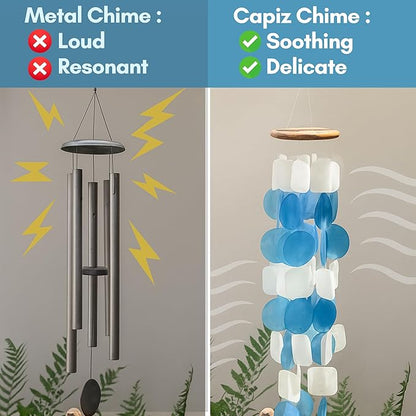 Solange & Frances Spring Decor Wind Chimes for Outside. Garden Decor Wind Chimes. Unique Windchimes Birthday Gifts for Women, Gift for Women Ideas