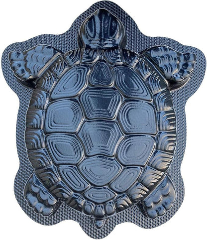 AUTUMN DIY Non-Slip Stepping Stones - Concrete Walkway Turtle Statue Mold, Textured for Garden Decor, Made in USA