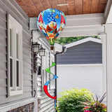 Gnome Sweet Gnome Spring Hot Air Balloon Wind Twister 54" x 12" Briarwood Lane