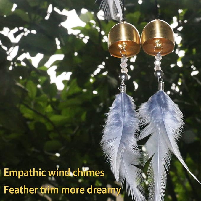 Dreamcatcher Handmade Feather Indian Round Net Wind Chimes for Balcony, Study, Bedroom Hanging Decoration
