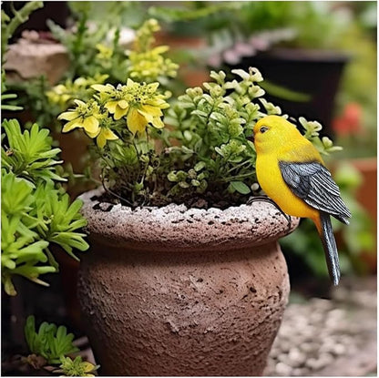 Garden Decor Resin Bird Statues Garden Decorative Sculptures Outdoor Decor Outdoor Decor(A)