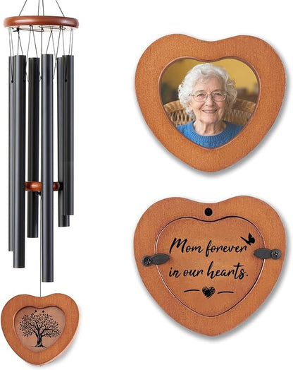 Memorial Wind Chimes for Loss of Mother - 36'' Outside Sympathy Wind Chimes Gifts for Loss of Mom, Windchimes in Memory of Mom Mother, Home Outdoor Garden Porch Patio Decor