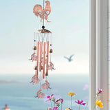 for Women,Chicken Wind Chimes Outdoor Birthday Gifts for Men/Mom/Grandma Rooster Metal WindChimes Outside/Indoors, Lawn, Patio, Garden Decor, Yard Decorations