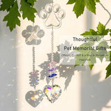 Dog Memorial Gift - Crystal Suncatcher for Loss of a Dog, Pet Loss Sympathy Gift & Remembrance Keepsake