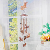 Cat Wind Chimes Outdoor Cat Gifts for Women/Men/Mom/Grandma/Wife/Friends Birthday Gifts Memorial Gift Metal WindChimes for Outside/Indoors, Home, Lawn, Porch, Patio, Garden Decor, Yard Decorations