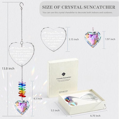 Grandma Gifts, K9 Crystal Suncatcher Grandma Birthday Gifts from Granddaughter Grandson Grandchildren Grandkids for Mothers Day Christmas