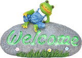 Garden Ornament, Vivid Animal Sculpture Cute Statue Fairy Tale Colorfast Weatherproof for Indoor Outdoor Patio Yard Lawn