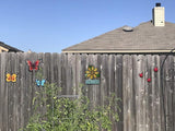 Welcome Sign for Front Door Decor Hanging Sign, Metal Flower Welcome Door Sign Wall Art Decor Hanging for Indoor Outdoor Patio Garden Yard Sign Porch Decoration 15.75X12.75In (B)