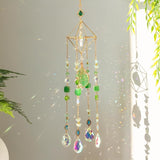 Crystal Sun Catchers Indoor Window Crystal Boho Suncatcher Hanging Rainbow Maker Decor Light Catchers for Windows Garden Outdoor Home Decoration
