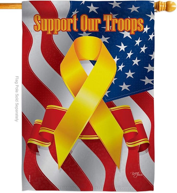 US Marine Family Honor House Flag - Pack Armed Forces Corps USMC Semper Fi United State American Military Veteran Retire Official Support Our Troops - Garden Yard Gift Double-Sided 28 X 40