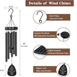 Soopau Sympathy Gifts for Loss of Son, Memorial Wind Chimes for Loss of Son, Grief Wind Chimes Son, Bereavement Condolence Funeral Gifts for Loss of Son, Windchimes in Memory of A Loved Son