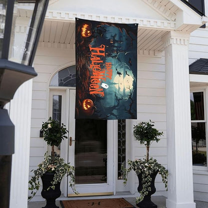 Happy Halloween Flag 3x5 Ft Outdoor Indoor With Grommet Garden Yard Banner Decorative Sign