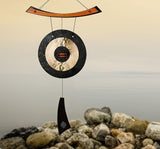 Woodstock Wind Chimes for Outside, Garden, Patio, Porch and Outdoor Decor, Wind Gong Style Wind Chimes (30") Healing Gong Gifts (HG)