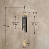 Wind Chimes for Outside - 32" Aluminum & Pine Wood Relaxing Windchimes Outdoors Unique - Large Wind Chime - Memorial Wind Chimes for Loss of Loved One - Memorial Windchimes in Memory of A Loved One