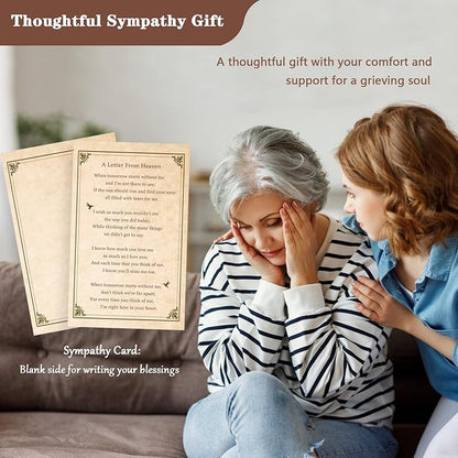 Sympathy Gifts for Loss of Dad, 32" Memorial Wind Chimes for Loss of Father, Memorial/Bereavement Gifts for Loss of Father, Loss of Father Sympathy Gift, in Memory of Dad Papa (Bronze)