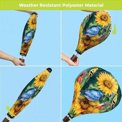 Briarwood Lane Birds in the Garden Hot Air Balloon Spinner