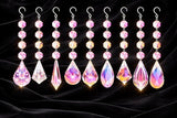9pcs Sun Catchers with Crystals Rainbow Maker Crystal Suncatchers Prisms Glass Pendant Colorful Hanging Ornaments for Windows Chandelier Office Home Garden Decor