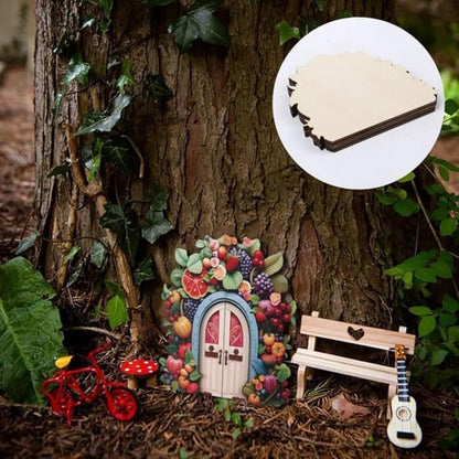 Miniature Fairy Garden Accessories for Wall Tree Fairy Garden Outdoor Decor with Stump (B)