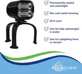 Aquascape 8-Watt Wide-Angle Submersible Warm White Underwater LED Light for Ponds & Water Features, 84077