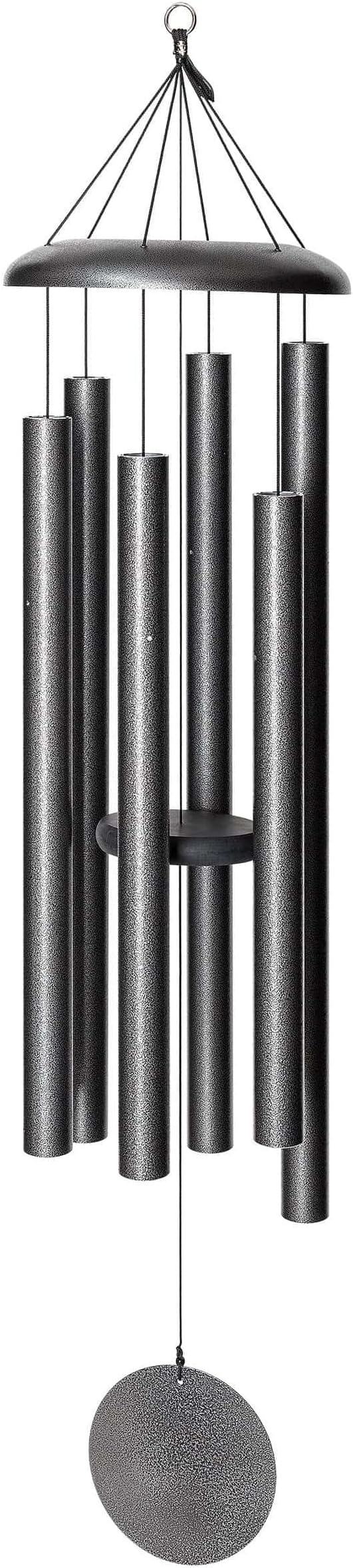 Corinthian Bells by Wind River - 56 inch Silver Vein Wind Chime for Patio, Backyard, Garden, and Outdoor Decor (Aluminum Chime) Made in The USA