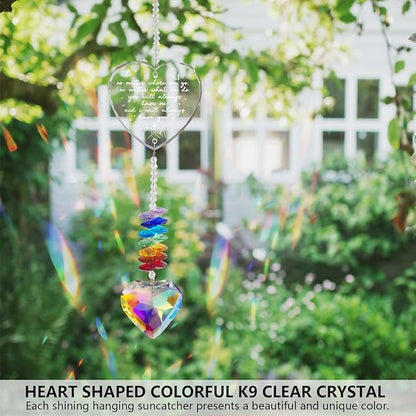 Friendship Sun Catcher Birthday Gifts, for Women， Friendship Keepsake Crystal Suncatcher, Forever True, Forever Friends, of Her Friends or Bestie Sisters, for Window, Garden Decor