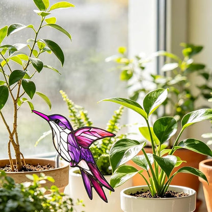 Hummingbird Gifts for Women Mom Grandma, Hanging Planter for Indoor Outdoor Garden, Bird Lover Plant Decor, Mothers Day Birthday Gifts from Daughter Son(17)