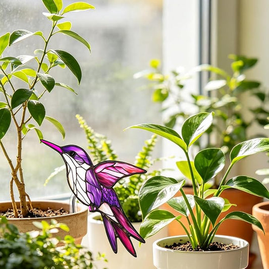 Hummingbird Gifts for Women Mom Grandma, Hanging Planter for Indoor Outdoor Garden, Bird Lover Plant Decor, Mothers Day Birthday Gifts from Daughter Son(17)