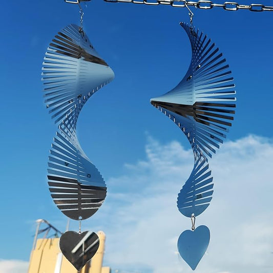 2pcs 15.8"x 5.9" Bird Deterren for Outside Patio Garden Porch Pool Window,Mirror High Reflective Bird Scare Devices Wind Spinners Outdoor Decor, to Keep Woodpecker Away from House