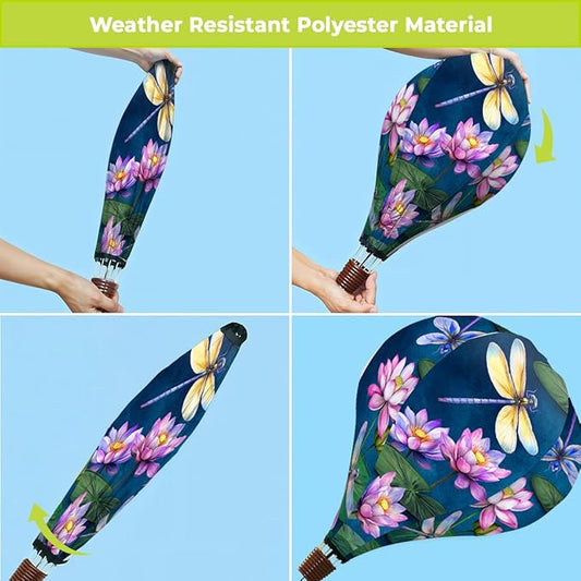 Briarwood Lane Dragonflies and Water Lilies Hot Air Balloon Spinner