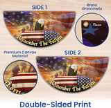 FLAGWIX American Army Veteran Flag - Non-Pleated American Fan Flag Bunting 1x3 ft - Veteran Gifts for Men Women, Patriotic 4th of July Memorial Day Decorations Outdoor for Home Garden Decor