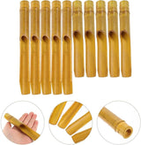 Yardwe Bamboo Wind Chime Tubes 10Pcs Replacement DIY Wind Chime Accessories for Outdoor Garden Decor 7.8 Inch Bamboo Pipes for Crafting and Hanging