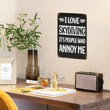 Patio Wall Decor People Annoy Me Skydiving Skydive Skydivers Retro Signs Metal Vintage Door Happy Funny Bathroom Yard Cafe Kitchen Office Home Decor 8X12inch