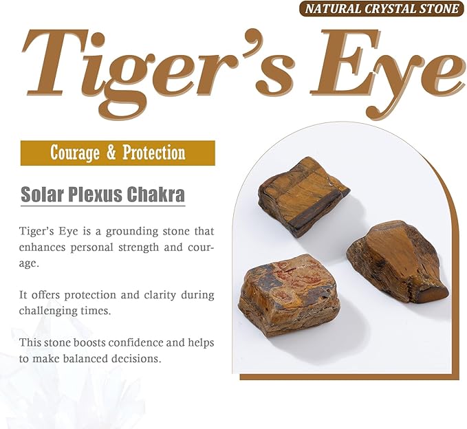 Nupuyai 3 inches Orgone Resin Crystal Chips Tumbled Stone Owl Statue, Mini Hand Carved Stone Crystal Animal Figurines for Tabletop Indoor Outdoor, Tiger's Eye