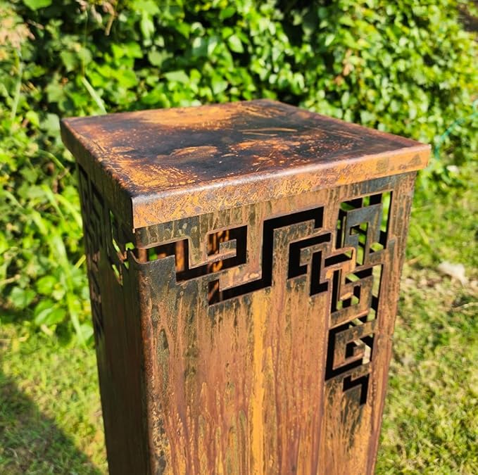 Asian Garden Columns (18" T x 4.5" W x 4.5" D with LID)
