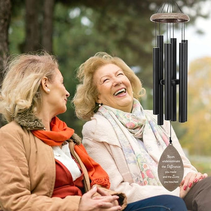 ASTARIN Personalized Happy Retirement Gift, Custom Name Retirement Wind Chimes for Women Men, 35" Large Deep Tone Wind Chime Retire Gifts for Teacher Co-Workers Boss(Produced in USA)
