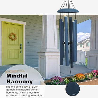 Wind Chimes for Outside Deep Tone - 38'' Wind Chimes Outdoor Clearance, Deep Tone, Windchimes Outdoors, Memorial Gift, Sympathy Gift, Garden Patio, Home Décor, Pacific Blue