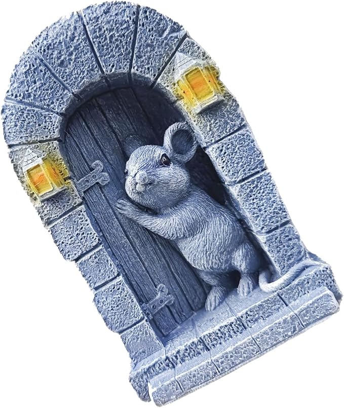 Cartoon Peeking Statue Creative Garden Accent Home Office Resin Art Sculpture Weather Garden Sculpture