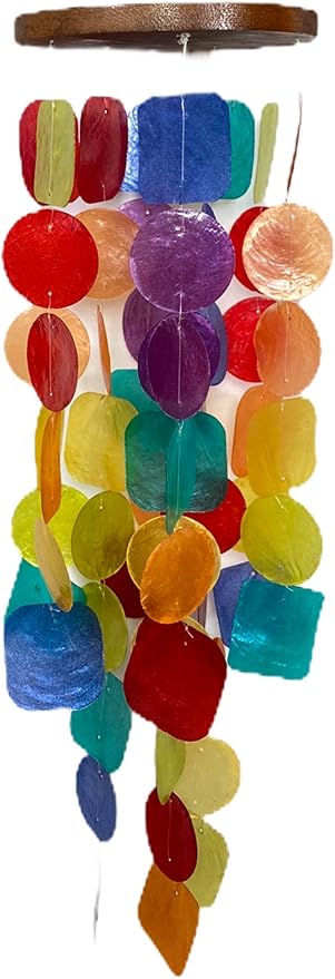 Chesapeake Bay LTD. 26" L Capiz Shell Windchime Mulit Colored 10705