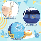 NOVWANG 2 Pack Hanukkah Wind Socks, 40 Inch Happy Hanukkah Windsock Outdoor Hanging Decoration for Garden Yard Porch Patio Home Holiday Decor