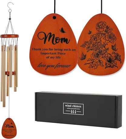 Gifts for Mom, Ideas Wind Chimes for Mom, Birthday Gifts for Mom from Son Daughter, Love Gifts for Thanksgiving Christmas Mothers Day