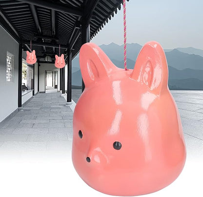 plplaaoo Garden Statues Outdoor Decorations Cute Red Animal Shape Durable Resin Art Sculpture for Yard Lawn Ornaments Home Pendant 11.4 Inch 1737g