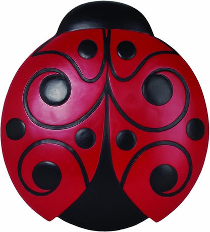 Spoontiques - Garden Décor - Ladybug Stepping Stone - Decorative Stone for Garden