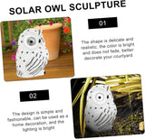 Solar Powered Sculpture Resin Figurine for Garden and Outdoor Decor Lifelike Pastoral Statue for Lawn Patio Balcony Indoor and Outdoor Use Detailed Craftsmanship
