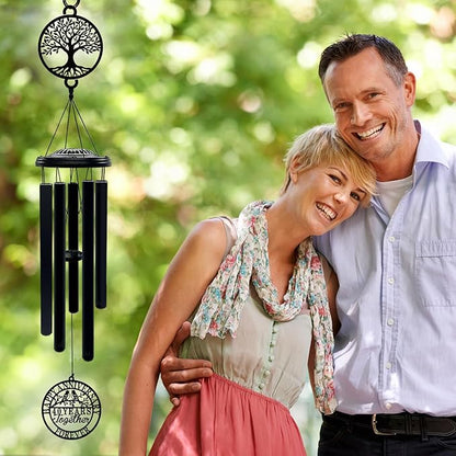 40th Wedding Anniversary Wind Chime Gifts for Parents Couple Husband Wife Friends Keepsake Decoration for Home or Garden