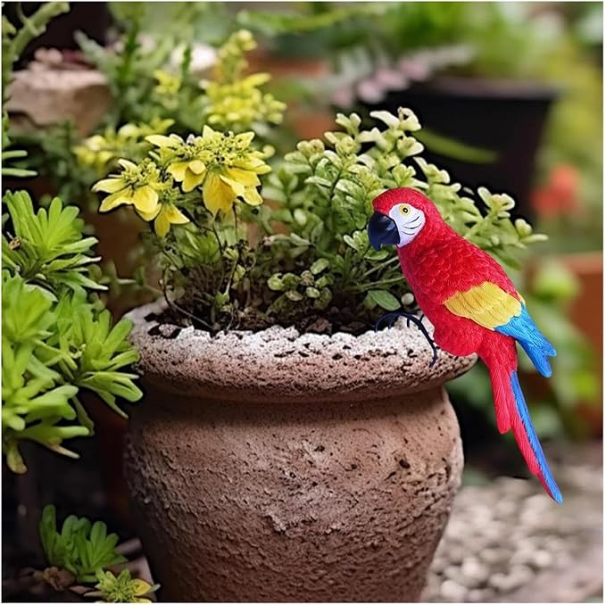 Garden Decor Resin Bird Statues Garden Decorative Sculptures Outdoor Decor Outdoor Decor(E)