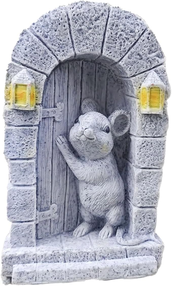 Cartoon Peeking Statue Creative Garden Accent Home Office Resin Art Sculpture Weather Garden Sculpture