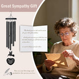 32-Inch Heartfelt Memorial Wind Chimes - Gently Soothing Sympathy Gifts for Loss of Loved One, Perfectly Serene Wind Chimes for Outside & Meaningful Memorial Gifts